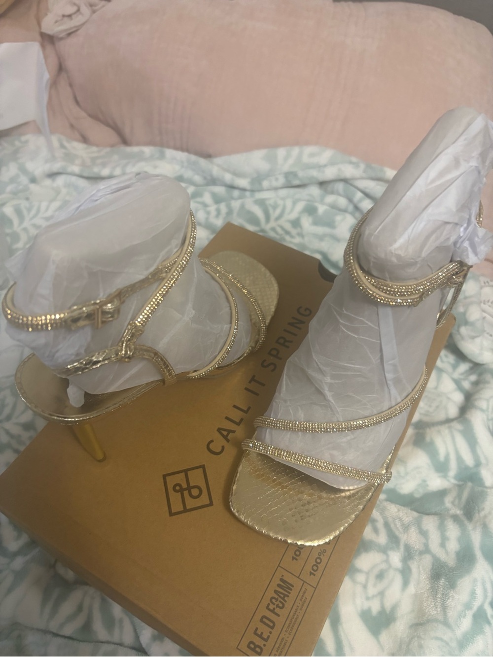 Call It Spring - Gold Heels - Picture 6 of 7